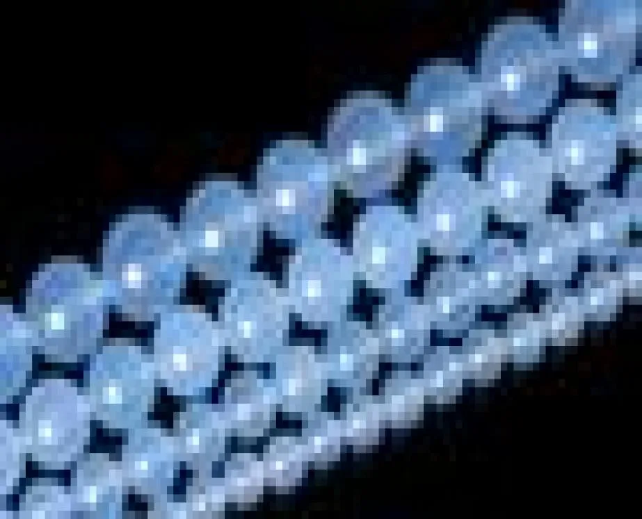 2017 Doğal Manuel DIY Açık Mavi Kalsedon Boncuklar 4mm 6mm 8mm 10mm 12mm Yeşim Açık Mavi Yeşim Boncuk Fit Bilezik Kolye