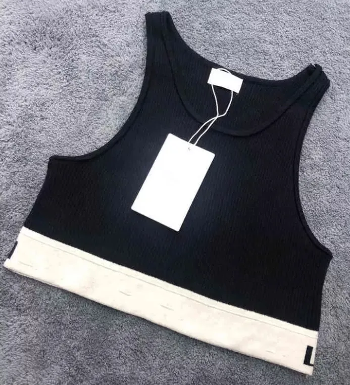 Cotton Women's Tanks Sleeveless Vest Designers Letter T Shirts Women Tank Top Clothing Fashion Sexy Ladies Beach Camis Tops For Vacation