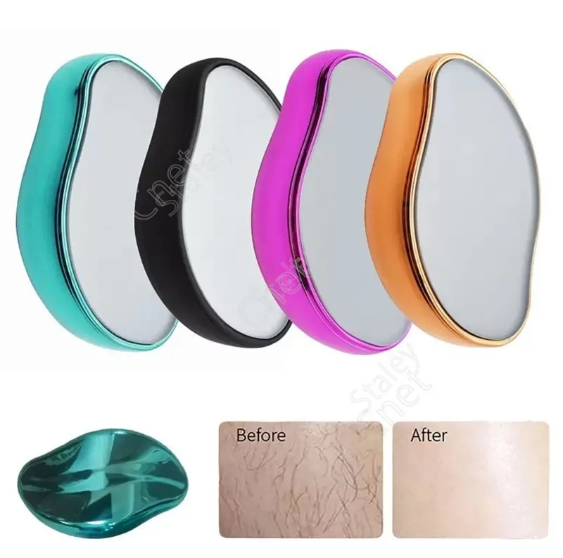 Crystal Epilator Painless Hair Remover Tool Reusable Glass Shaver For