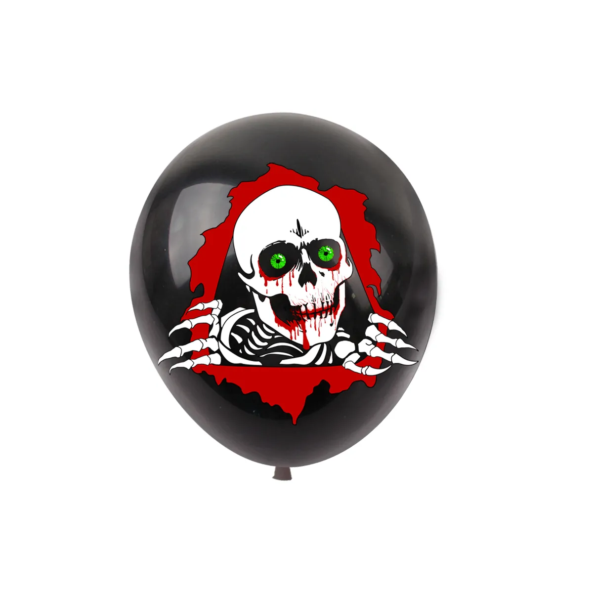 Impreza imprezowa dostarcza lateks horror flaga festiwalowa impreza Bloody Skull Balloons Halloween Atmosphere Props