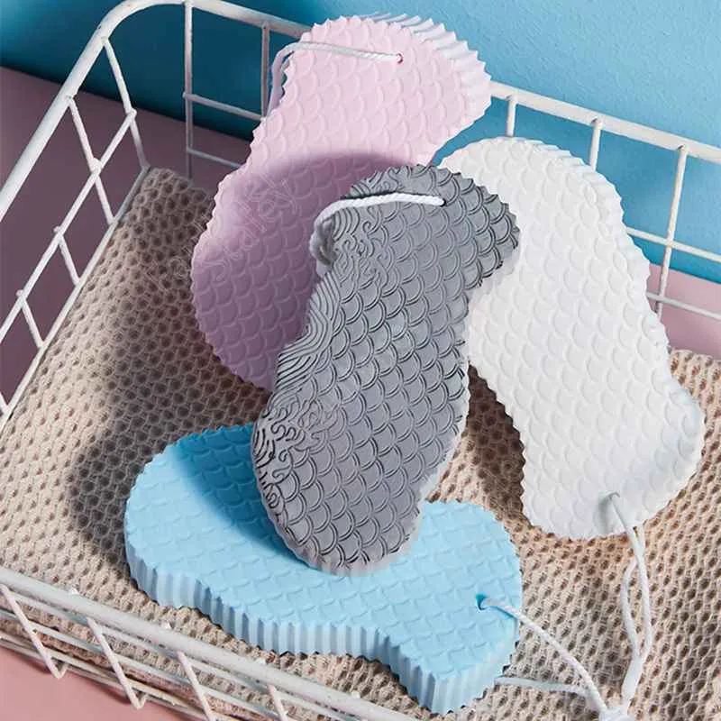 Super Soft Exfoliating Sponge Body Scrubber Bath Exfoliating Scrub Svamp duschborste för barn baby vuxna kvinnor män 1260 st daf485