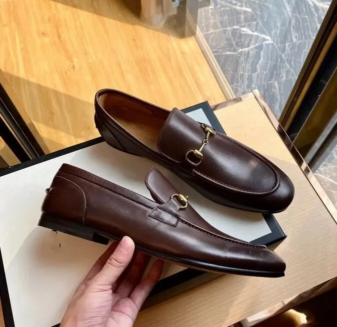 Italian luxury brand double monk shoes slip-proof wedding professional running shoes slide leather green brown men's formal suit patent leather dress shoes