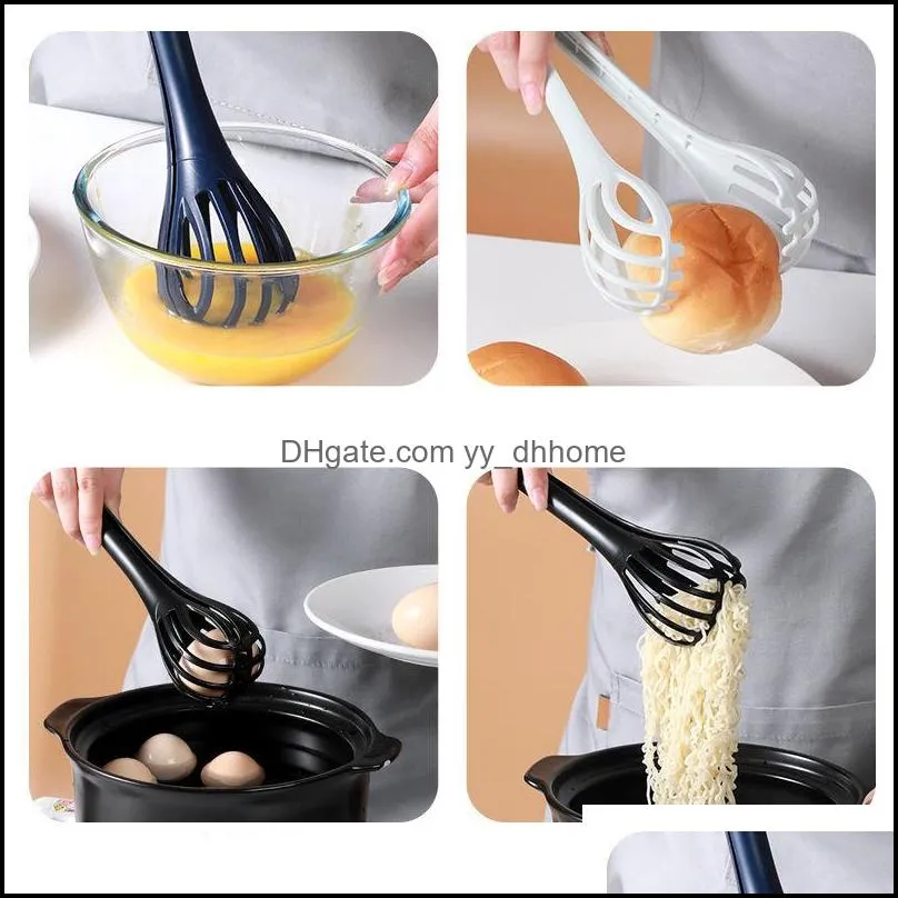 기타 주방 도구 mtifunctional bread food tongs non-slip pp 클립 베이킹 요리기구 드롭 yydhhome dh7g0을위한 계란 비터 페이스트리 클램프