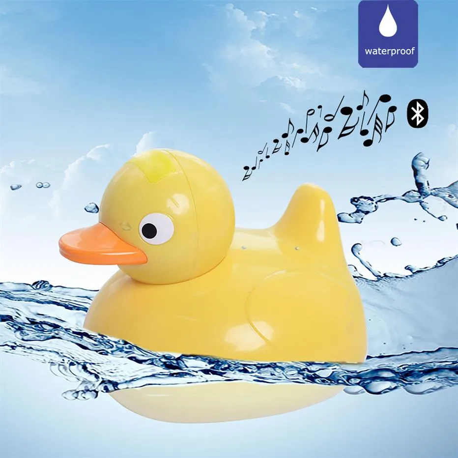 Baby Duş Bluetooth Hoparlör Kablosuz Stereo Hoparlör Taşınabilir IPX7 Su Geçirmez Hoparlör Duck MP3 iPhone SAMSU310T için Bebek Hoparlörleri