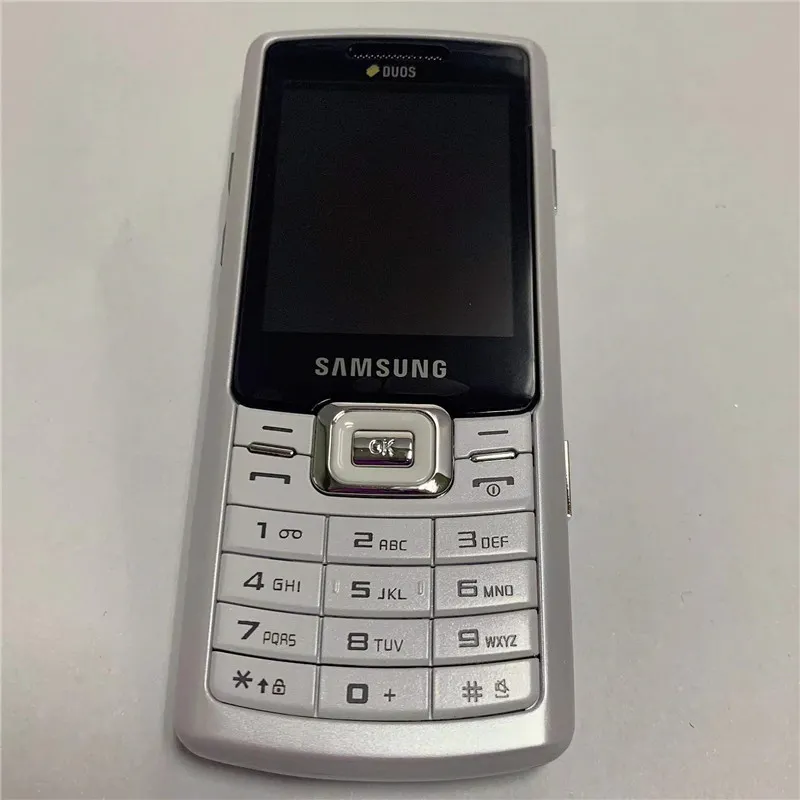 Original Refurbished Cell Phones Samsung C5212 2.2INCH Screen GSM 2G Dual SIM Camera For Elderly Student Mobilephone
