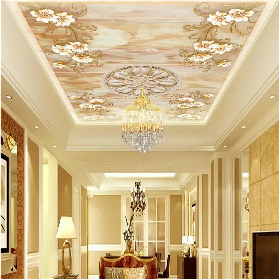 3d Ceiling Murals Wallpaper Custom Po Wallpaper High Definition Yu