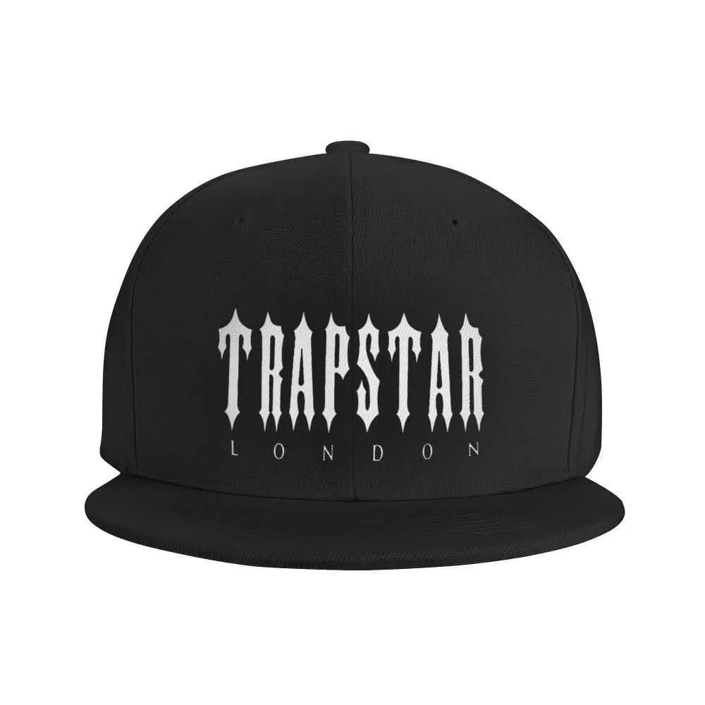 New Trapstar Alphabet Baseball Cap Mens Womens Hat Peaked Flat View Cap