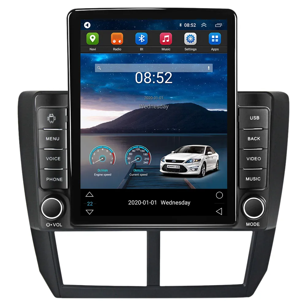 9 inch Android Car Video Radio Audio Stereo Head Unit for 2008- 2012 Subaru Forester with Bluetooth WIFI GPS Navigation