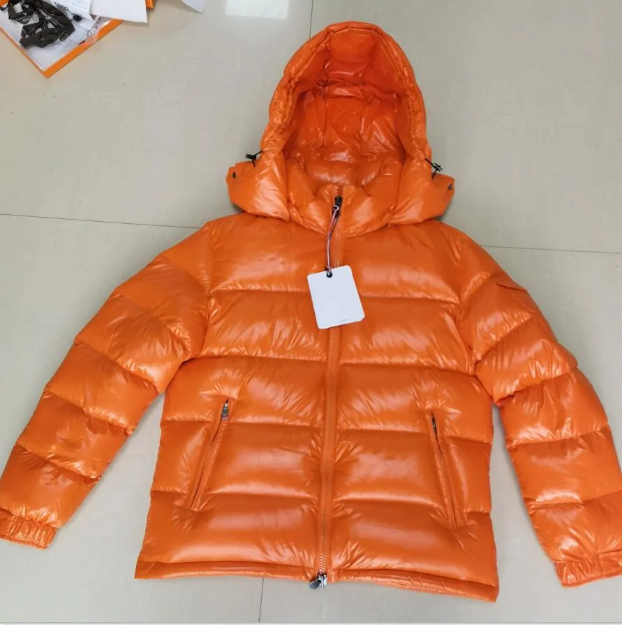 Men Down Monclai Jacket Nylon Parkas Designer Coat Poches zippées Snap-off Capuche détachable