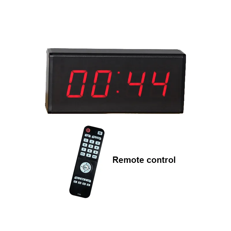 Orologi da parete Home Office Orologio digitale elettronico quadrato Conto alla rovescia Timer Tavolo a led per live roomOrologi da pareteParete