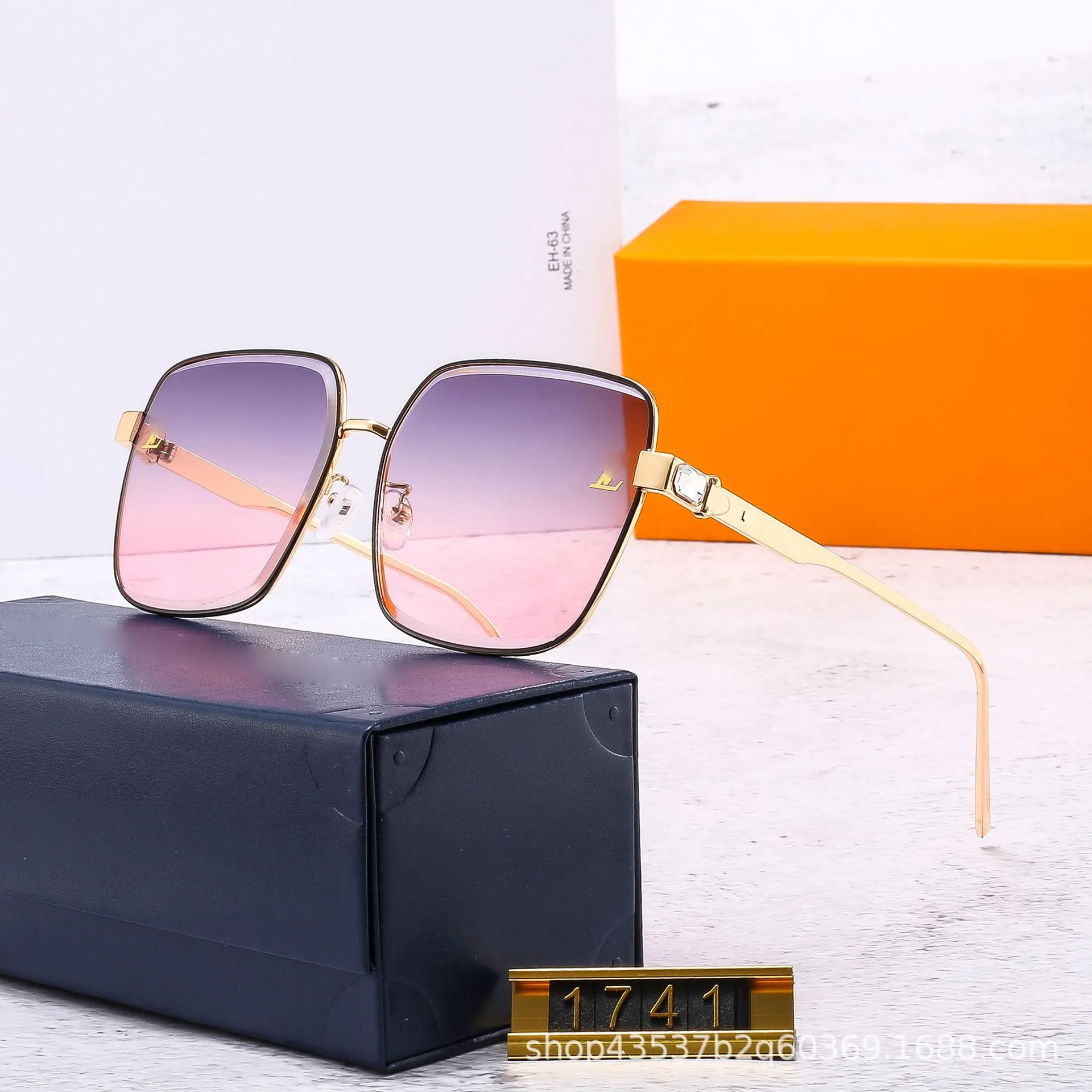 Mens Metal Frameless Square Sunglasses High Quality... From  display picture 1