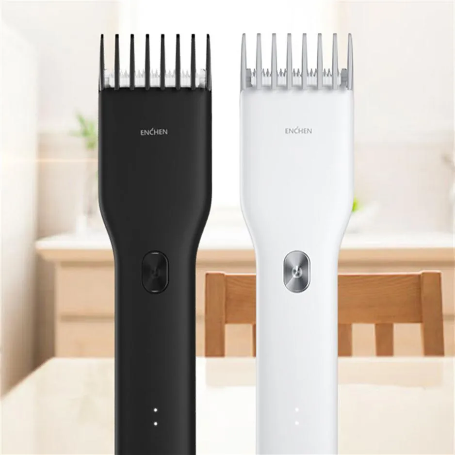 Original XiaoMi ENCHEN Hair Clipper Men's Electric Cutting Machine Hair Clipper Hairdress Men Trimmer USB Fast Charge243Z