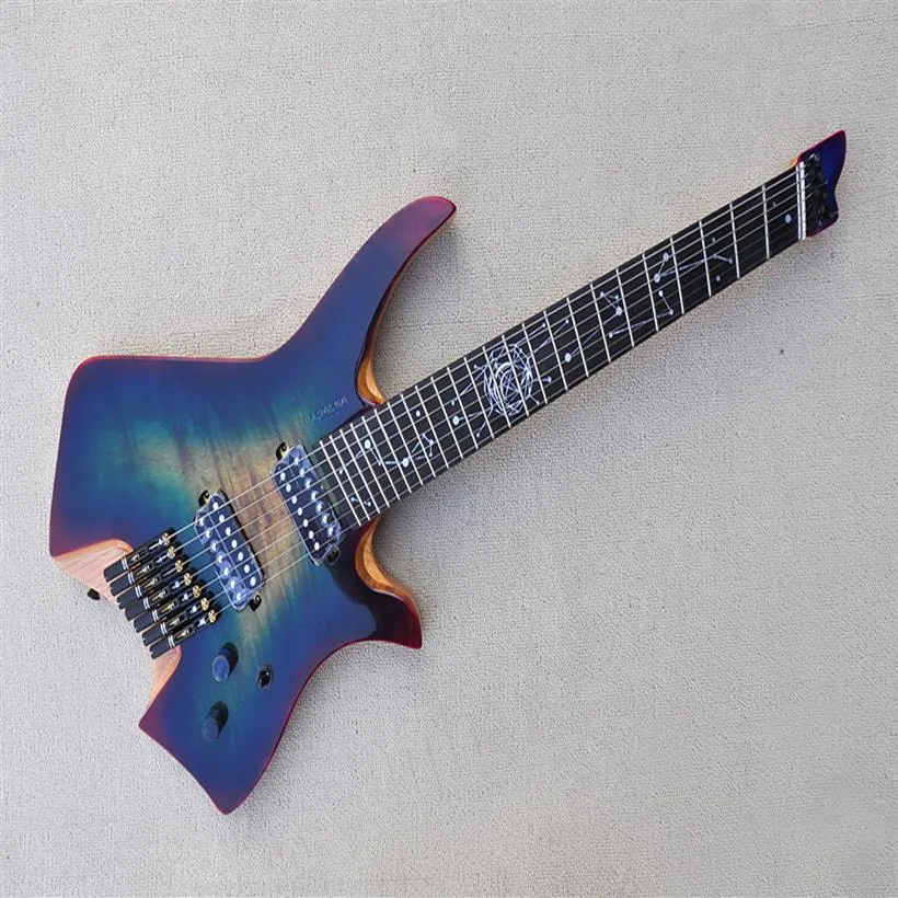 Factory Personalizada 7 Cuerdas Sin Cabeza La Guitarra El ctrica Con 