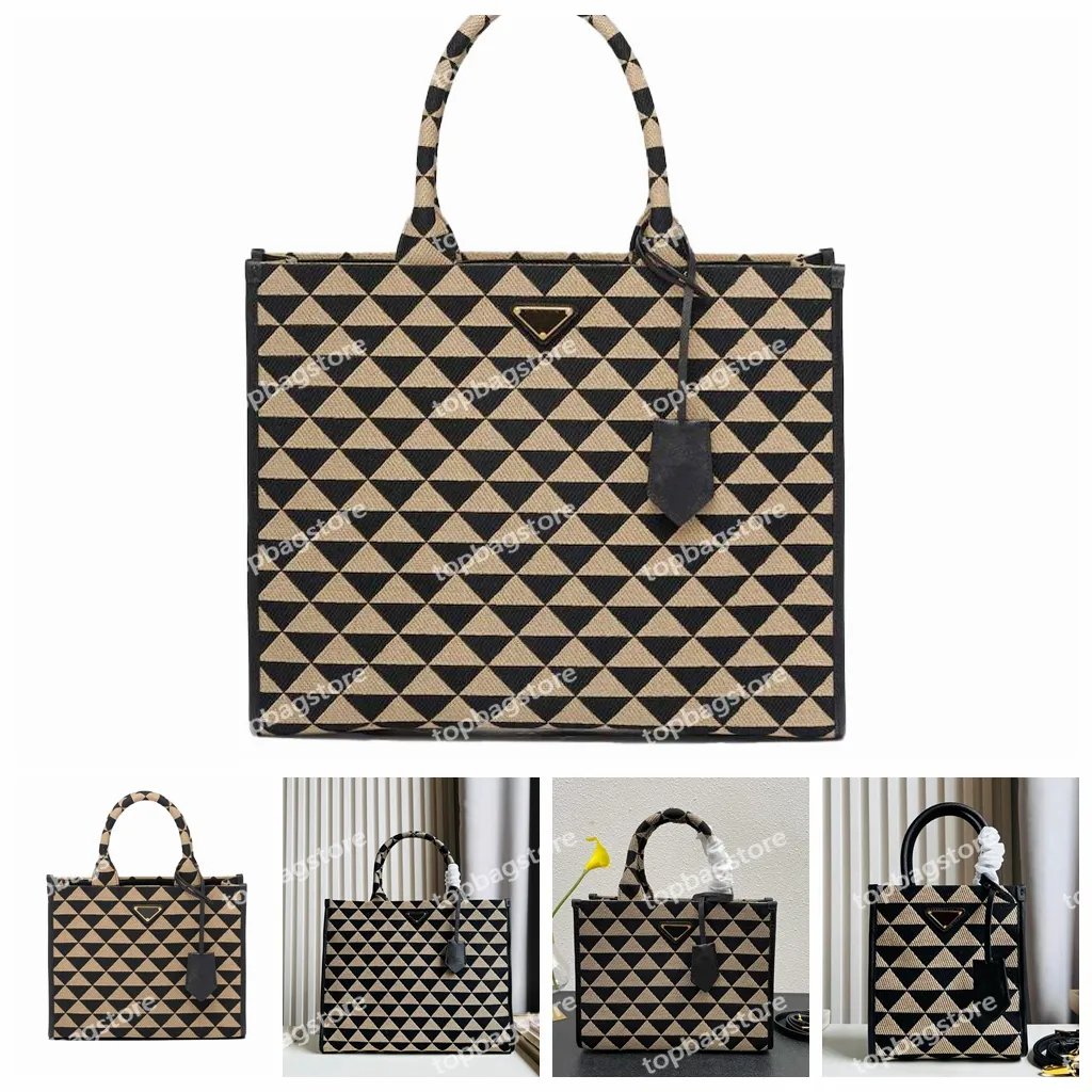 Designer Triangle Symbole Handbags Totes Tote Bag High Quality Women Lady Bags Handbag