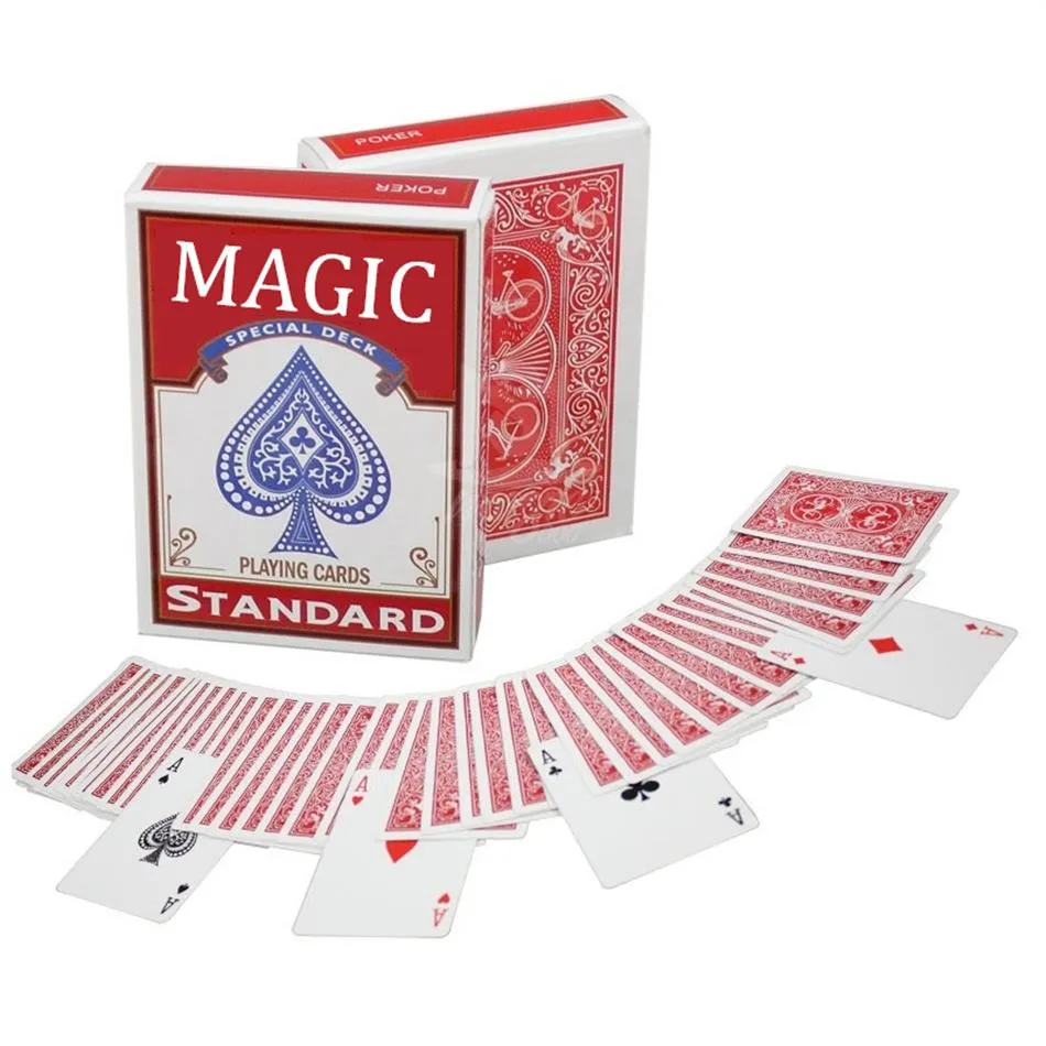 Секретная колода с полосаточной трубой маркированные игры в покерные карты волшебные карты Magic Pprops крупный план уличные магические трюки для детской головоломки игрушки Dired 307W