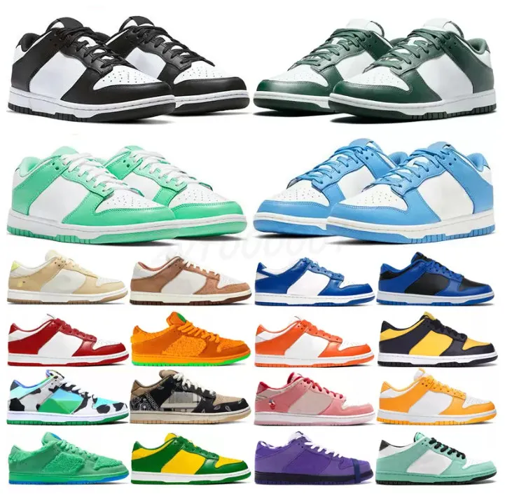 Classic Fashion casual shoes men women sb dunks lows Panda UNC Triple Pink Blue Raspberry Shades of Green Grey Fog mens trainers outdoor sneakers