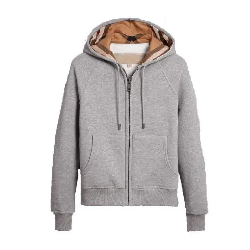 Designers Högkvalitativ Dam Luvtröjor Tröjor med dragkedja Dam Slim Hoodie Sweatshirt Märken Toppar Vår Höst Och Vinter Bomull Topp Storlek S-XXL Partihandel