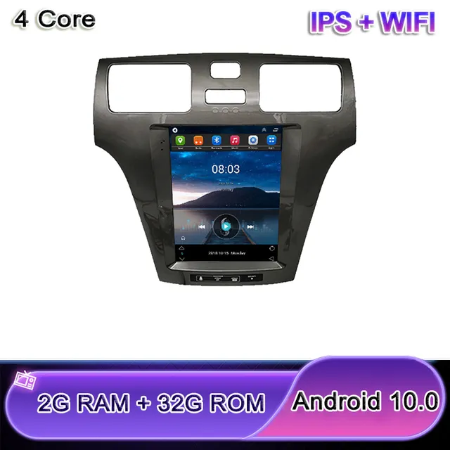 9 tum Android GPS Navigation Car Video Multimedia Player för 2001-2005 Lexus ES300 med WiFi Bluetooth Music USB Aux Support Dab