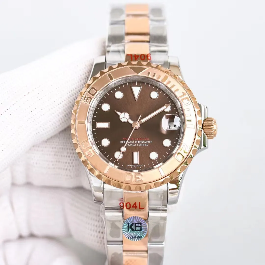 268621 orologio da donna TOP di design ETA2836 movimento orologi da donna 37mm 5ATM super impermeabile 904L acciaio pregiato specchio zaffiro Yachts orologi subacquei