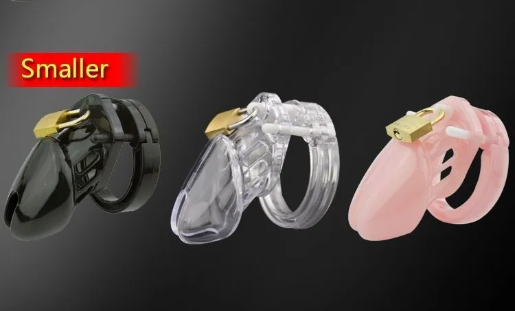 anelli Giocattoli sessuali Dispositivo maschile piccolo/standard con anelli di 5 dimensioni Blocco in ottone Numero di chiusura Tag Gabbia di castità_voghion.com