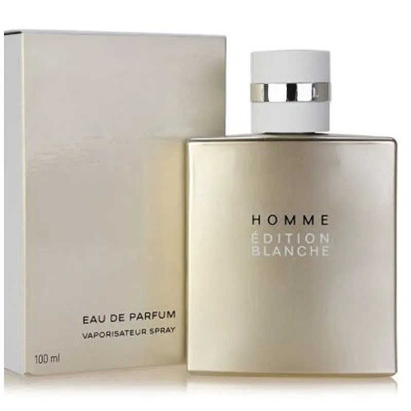 عطر للرجال بخاخ عطر 100 مل Homme Edition Blanche Eau de Parfum رائحة خشبية شرقية لأي بشرة