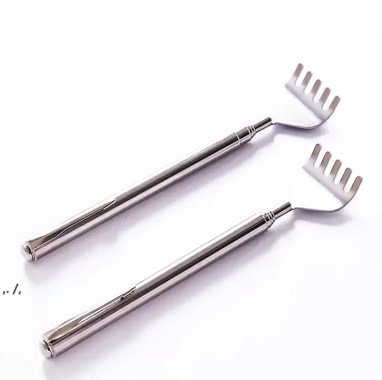 Masseur corporel de poche, cadeau de fête, cadeau de mariage, Portable, télescopique, extensible, Clip pour stylo à gratter le dos