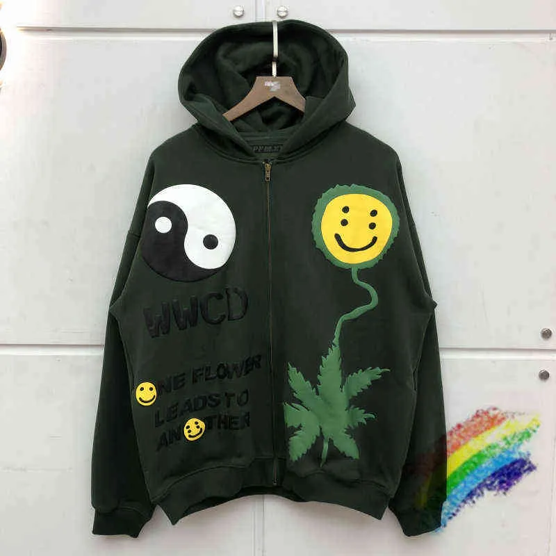 Cardigan CPFM Hoodie Men Women CACTUS PLANT FLEA MARKET Hoodies Foam Print Pullovers Oversize Sweatshirts 22H0822