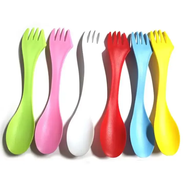 Set Posate Da Campeggio Da 4 Pezzi Con Custodia - Leggere, Lavabili In Lavastoviglie - Cucchiaio, Coltello, Forchetta Per Viaggi, Picnic, Ufficio