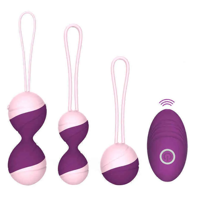 Nxy ägg kulor kegel bollar vibrator vibrerande ägg sex leksaker för kvinna fjärrkontroll vaginal tät träning ben wa geisha muskel krympa 0507