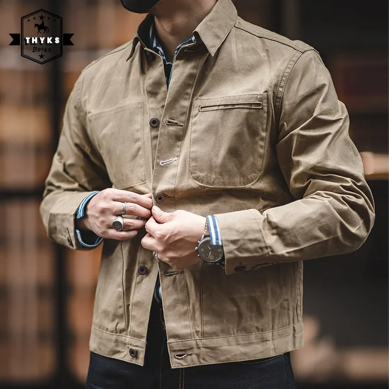 Oil canvas cheap jacket