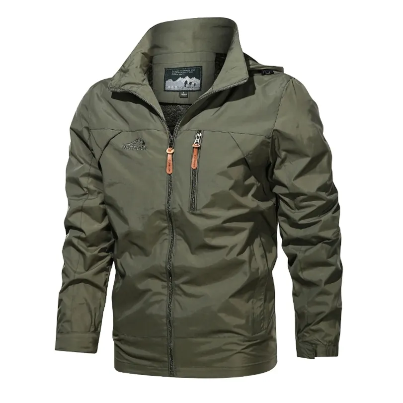 Printemps automne décontracté hommes veste imperméable peau de requin coquille souple veste extérieure mode coupe-vent imperméable manteau hommes 220818