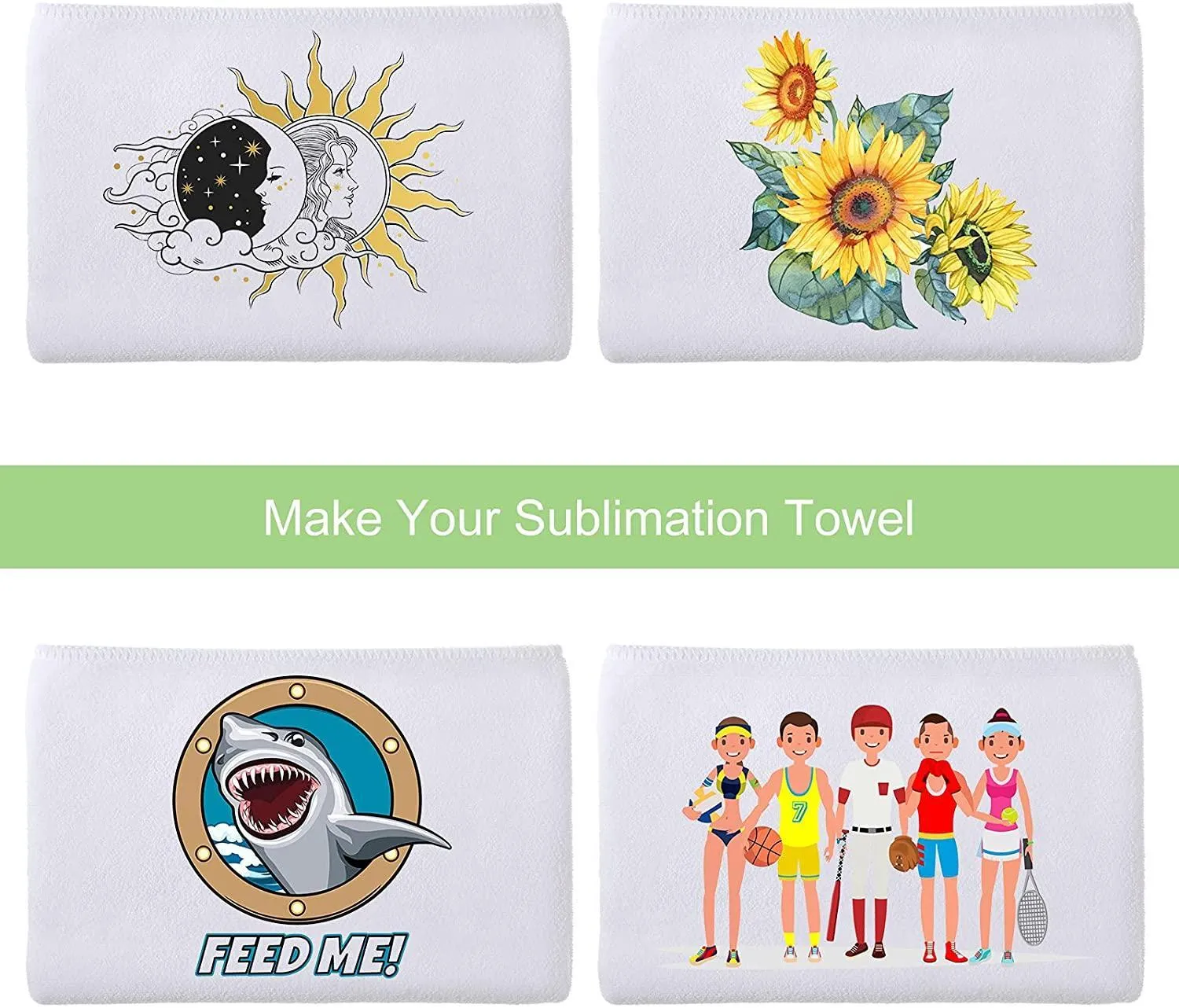 Soft And Absorbent Sublimation Cotton Sublimation Towels For Beach