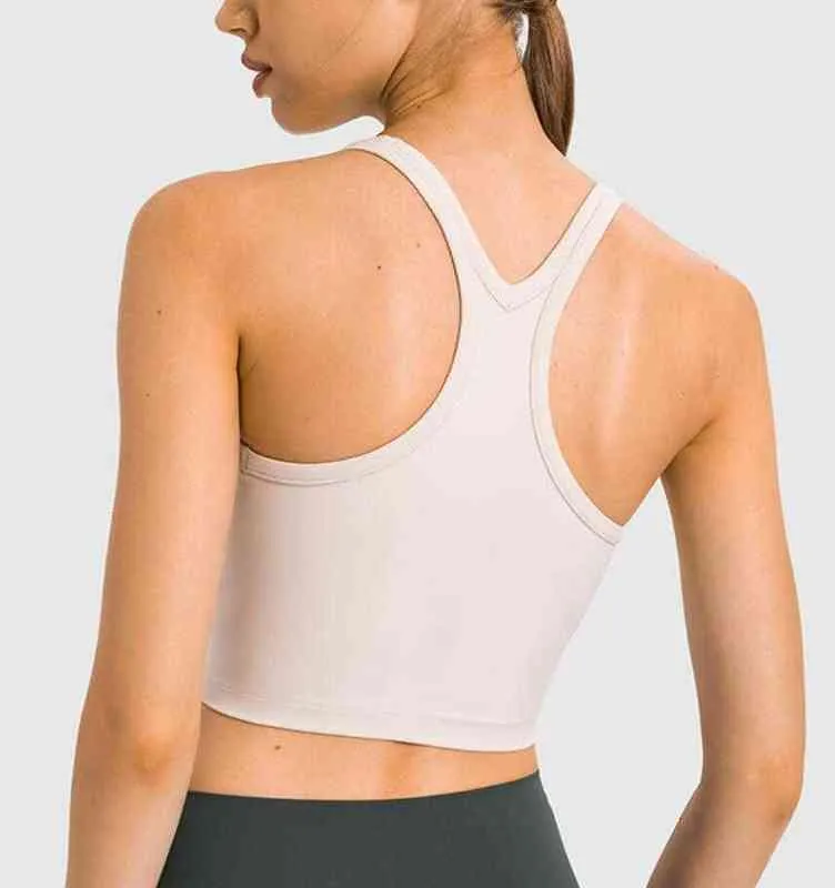 Yoga Weste mit BH Tank Camis Laufen Fitness Gym Kleidung Frauen Unterwäsche Sport Gepolsterte Crop Tops ShirtWTPT