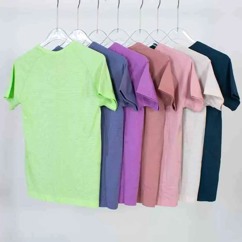 Swiftlys Tech Womens Yoga T Shirts Lu Quick-Dry Ladies 운동 스포츠 피트니스 탱크 탑 달리기 체육관 조깅 짧은 탑 여성 의류 2.08JB9