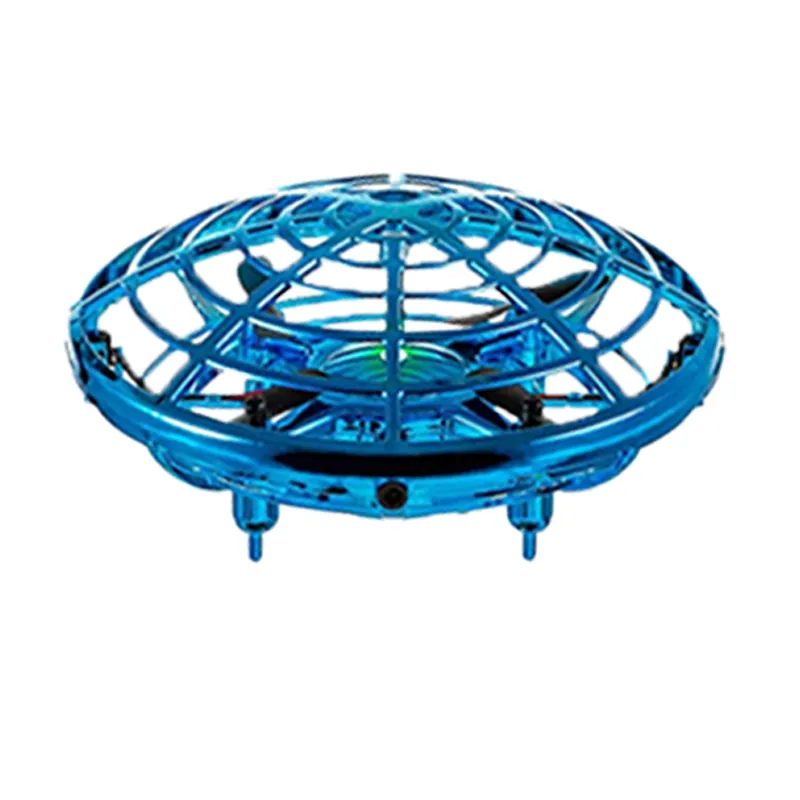 Drone actionné à la main par Scoot d'avion pour enfants ou adultes Capteur de mouvement mains libres Mini UFO Flying Ball Toys avec lumière