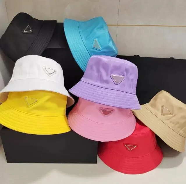 Unisex Cotton Bucket Hats Women Triangle P Summer Sunscreen Panama Hat Men Pure Color Sunbonnet Fedoras Outdoor Foldable Fisherman Hat Beach Cap