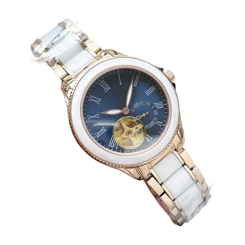 Women's Women's Watch 30mm 316L Caso de aço inoxidável banda de cerâmica Sapphire Glass Mirror 8215 Movimento Mulher Luxo Relógio Designer Diver Relógios 2022