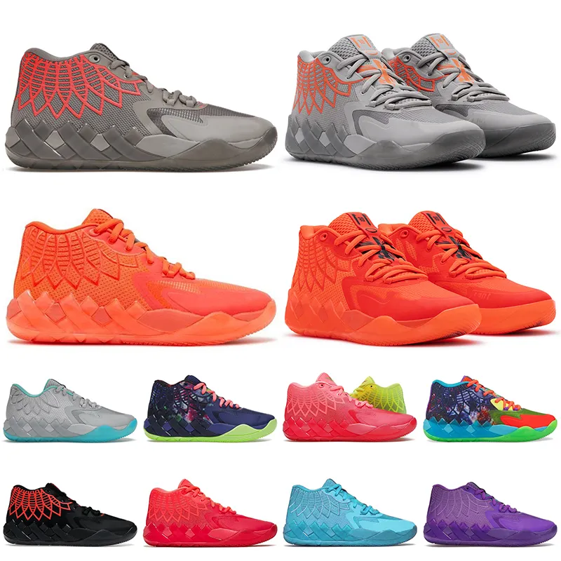 LaMelo Ball Basketball Shoes MB.01 Mens Rock Ridge Red Not From Here LO