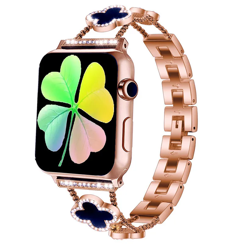 WearLizer Bling Bands Smart Banden voor Apple Watch 7 6 5 4 3 2 1 Banden 38 mm 40 mm 41 mm vrouwelijke meisjes