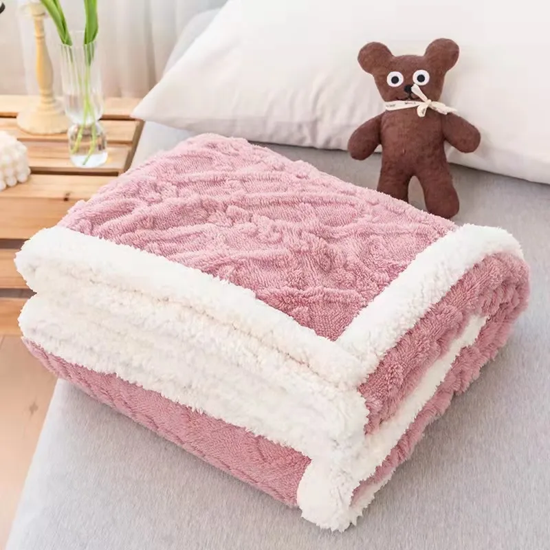 Blanket Lamb Thickened Blanket Flannel Quilt