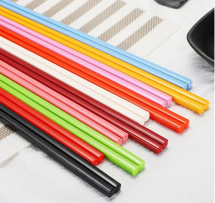 Bacchette Riutilizzabili In Acciaio Inox Con Rivestimento In Silicone - Set 5 Paia Multicolore, Lavabili In Lavastoviglie