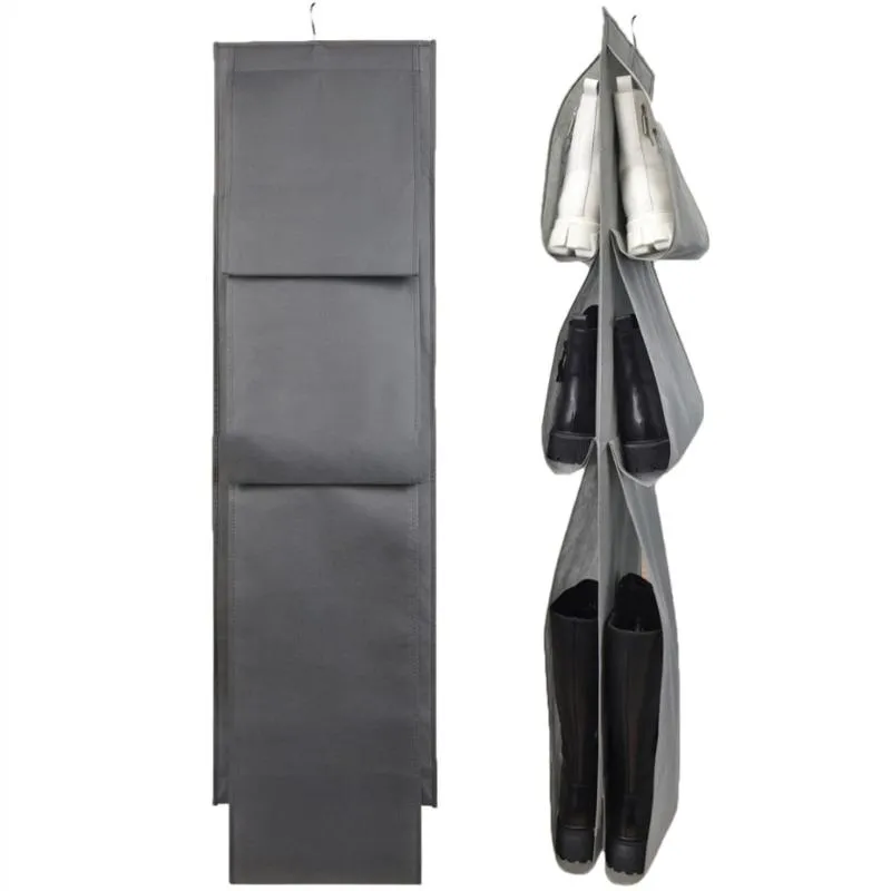 Förvaringspåsar handväska sko arrangör för garderob hängande garderob transparent väska dörr vägg klar diverse sovsal
