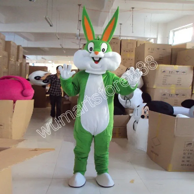 Costume Della Mascotte Del Coniglietto Di Pasqua Di Halloween