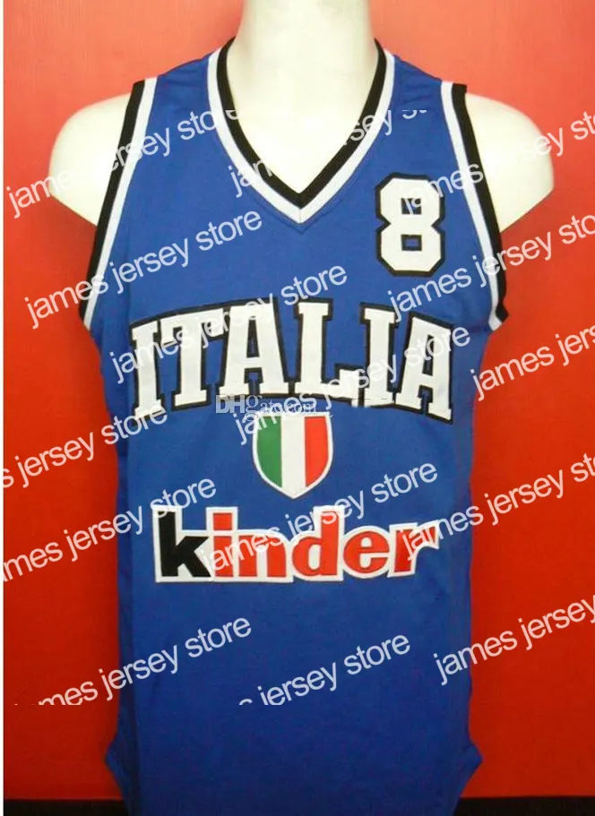 Danilo Gallinari 8 Team Italia Italiano Retro Basketball Jersey 2 303 DHgate