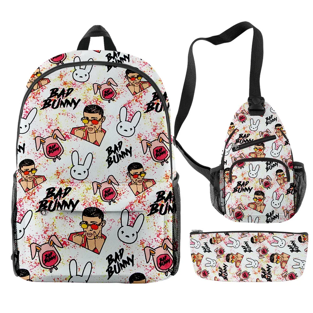 bad bunny mini backpack RABBIT BLACK PINK – Sneaker Cafe Mumbai over Psycho Bunny print and durable 100% Polyester. Bad Bunny Backpacks - Bad