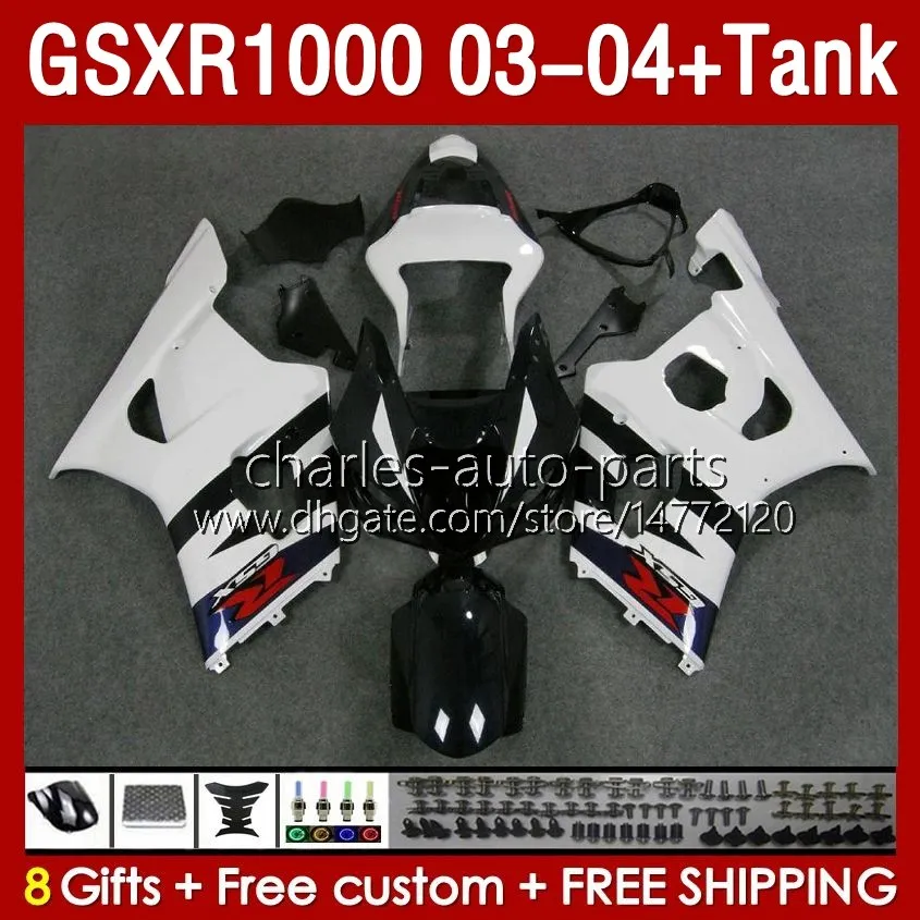 Spritzguss-Verkleidungen für Suzuki GSXR-1000 K 3 GSXR 1000 CC K3 GSXR1000 2003 2004 Karosserie 147Nr