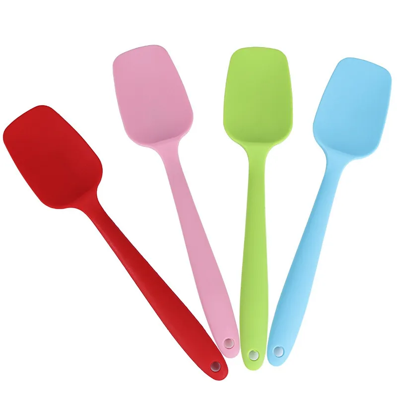 Pelle de cuisine en Silicone 28x6cm, outil de cuisson de gâteaux, spatules à grattoir en Silicone