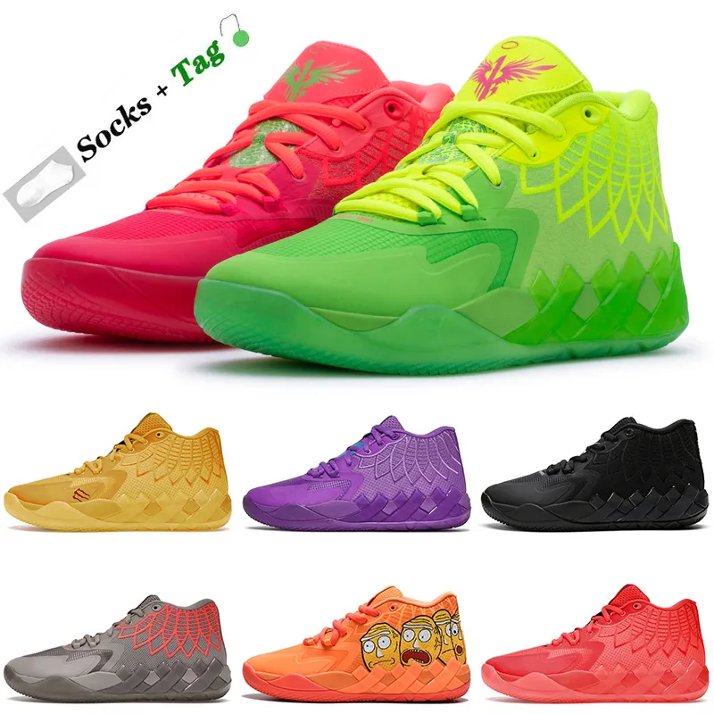 Basketballschuhe Trainer Designer Sneakers Black Blast Red Galaxy Lamelo Ball Mb.01 Männer Buzz City Not From Here Queen City Rick And Morty