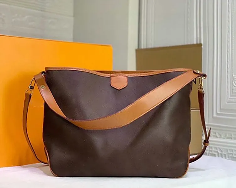 Designers de marca Mulheres bolsas casuais bolsas de couro genuíno bolsas clássicas de alta qualidade Bolsa feminina Monogramas de ombro de couro grande capacidade 071a92