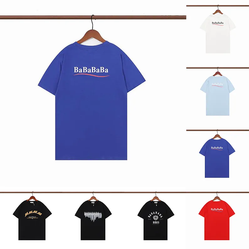 Tshirt męskie damskie projektanci BA t-shirty hip-hopowe modne nadruki z krótkim rękawem bawełna wysokiej jakości mężczyzna T Shirt Polo Chothes letnie koszulki